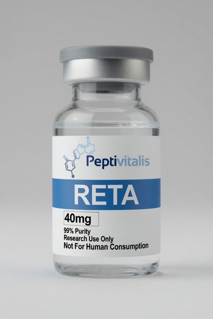 Retatrutide 40mg vial — Peptivitalis research compound