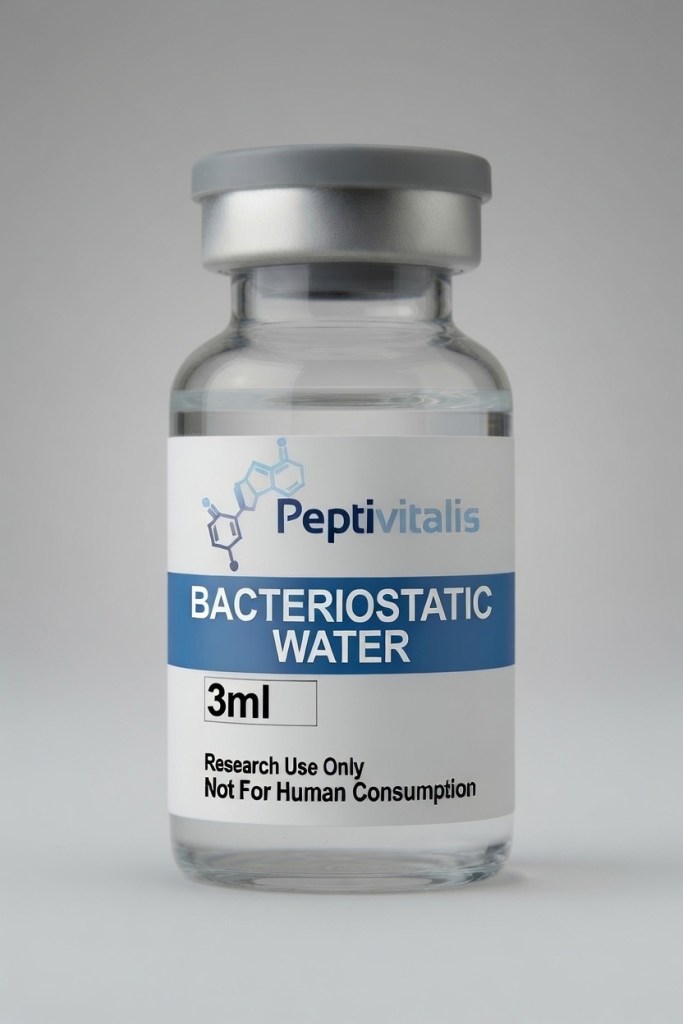Bacteriostatic Water 3ml vial — Peptivitalis research compound