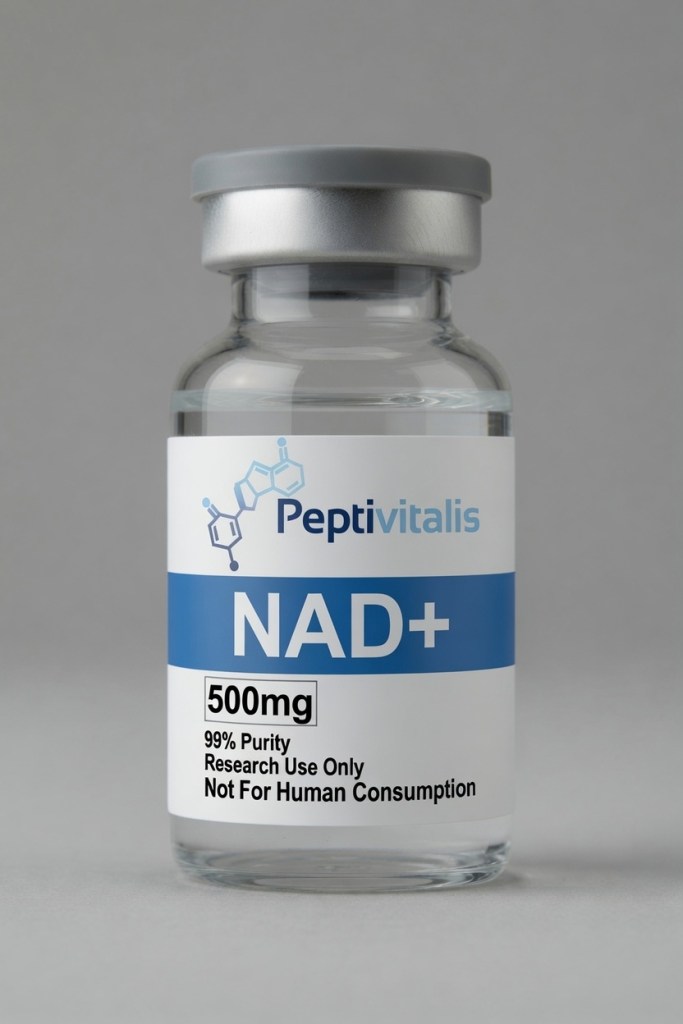 NAD+ 500 mg vial — Peptivitalis research compound