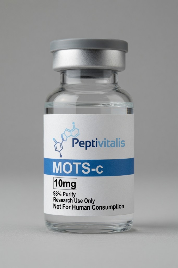 MOTS-c 10 mg vial — Peptivitalis research compound